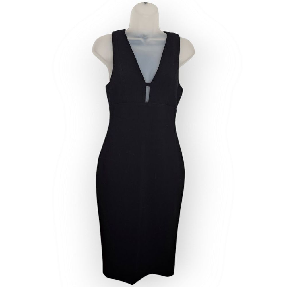 LIKELY Albury Midi Dress in Black size 4 NWT